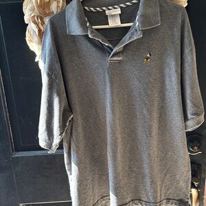 Disney Gray Polo Shirt with Mickey Embroidery